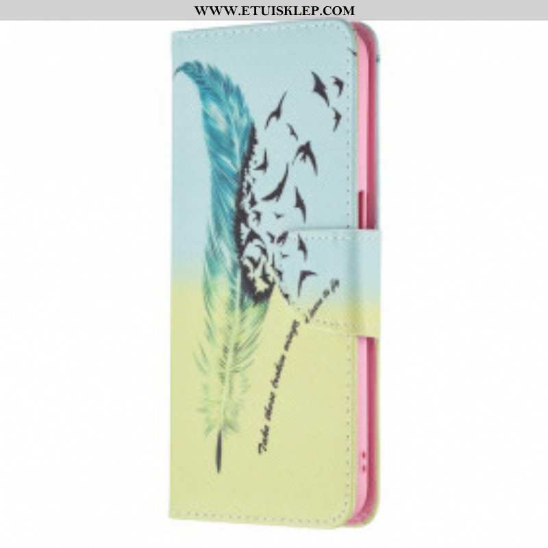 Etui Folio do Realme 8 5G Uczyć Się Latać